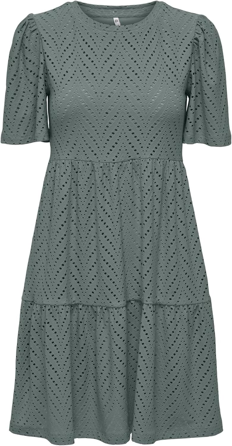 Detalle de JDY JDYCARLA Kurzes Kleid – Schulterfrei, Mini-Länge aus Polyester