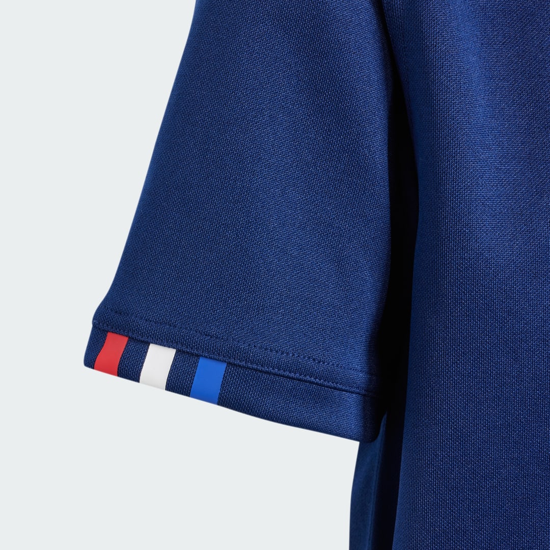 Detalle 2 de Adidas Camiseta primera equipación Francia Rugby (Adolescentes) 🏉