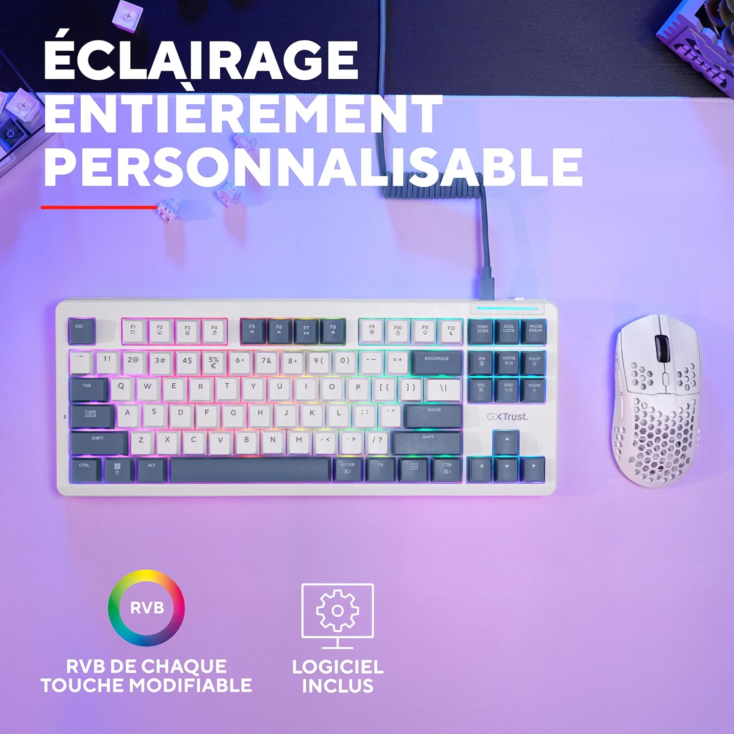 Thumbnail 5 de Trust GXTrust 872 Xyra Clavier Mécanique 80%