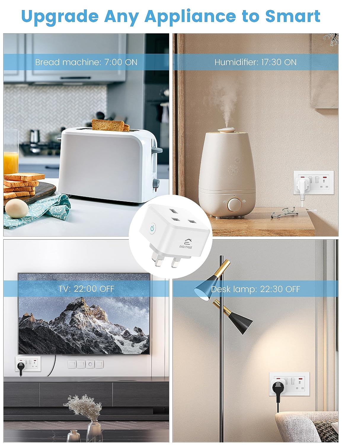 Thumbnail 6 de EIGHTREE 5GHz Smart Plug 13A with energy monitoring 🔌