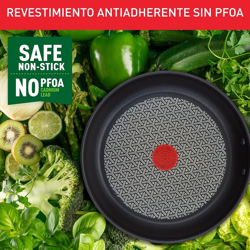 Thumbnail 5 de Tefal Duetto Sartén 32cm 🥘 Inducción, Titanio, Sin PFOA