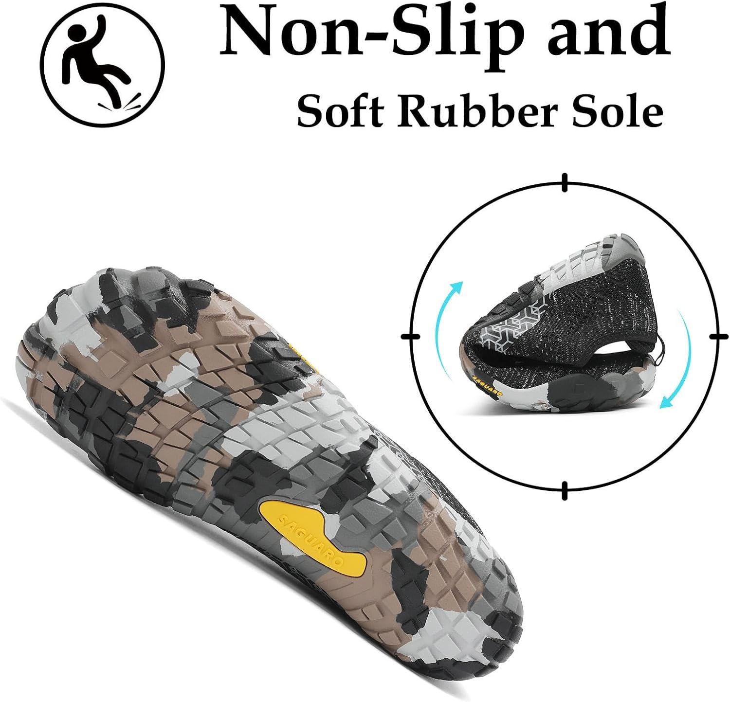 Thumbnail 6 de SAGUARO Barfußschuhe Unisex – Breite Zehenbox, Zero-Drop, rutschfest und atmungsaktiv