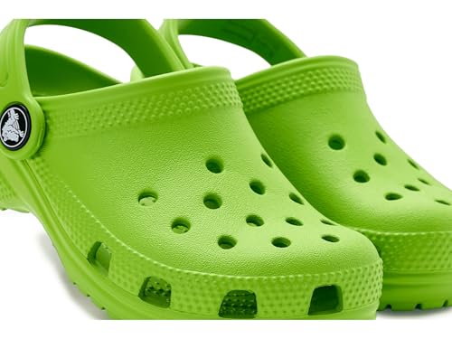 Detalle de Crocs zuecos clásicos Verdes para niño – talla 7 UK (7 UK Child) de Crocs