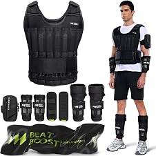 Detalle de BeatBoost Weighted Vest 20 lb adjustable weight vest ๐