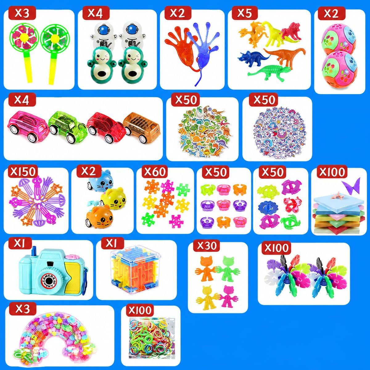 Thumbnail 2 de 1000pcs Party Favors for Kids – Sensory Fidget Toy Pack for Parties, Classroom Rewards, and Gift Bags