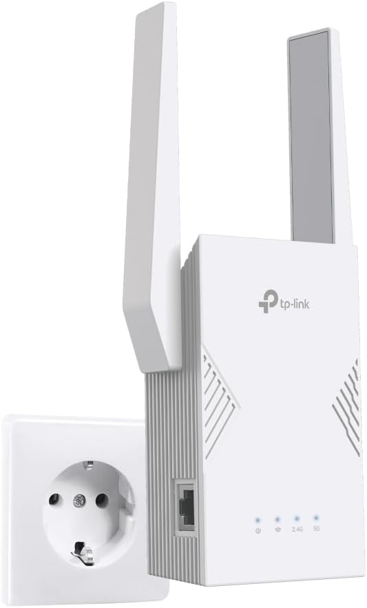 Detalle de TP-Link WiFi 7 RE225BE ripetitore WiFi dual-band fino a 3,6 Gbps con 1 porta Gigabit