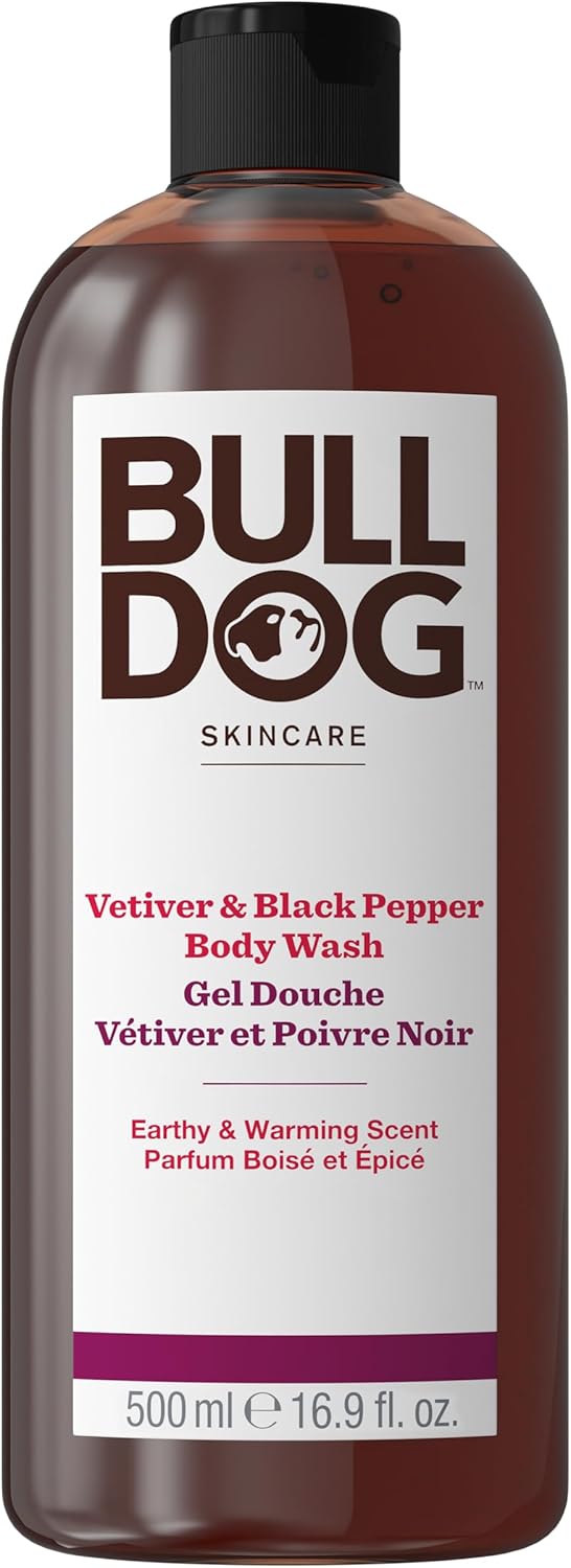 Detalle de Bulldog Gel douche Vétiver et Poivre noir, 500 ml