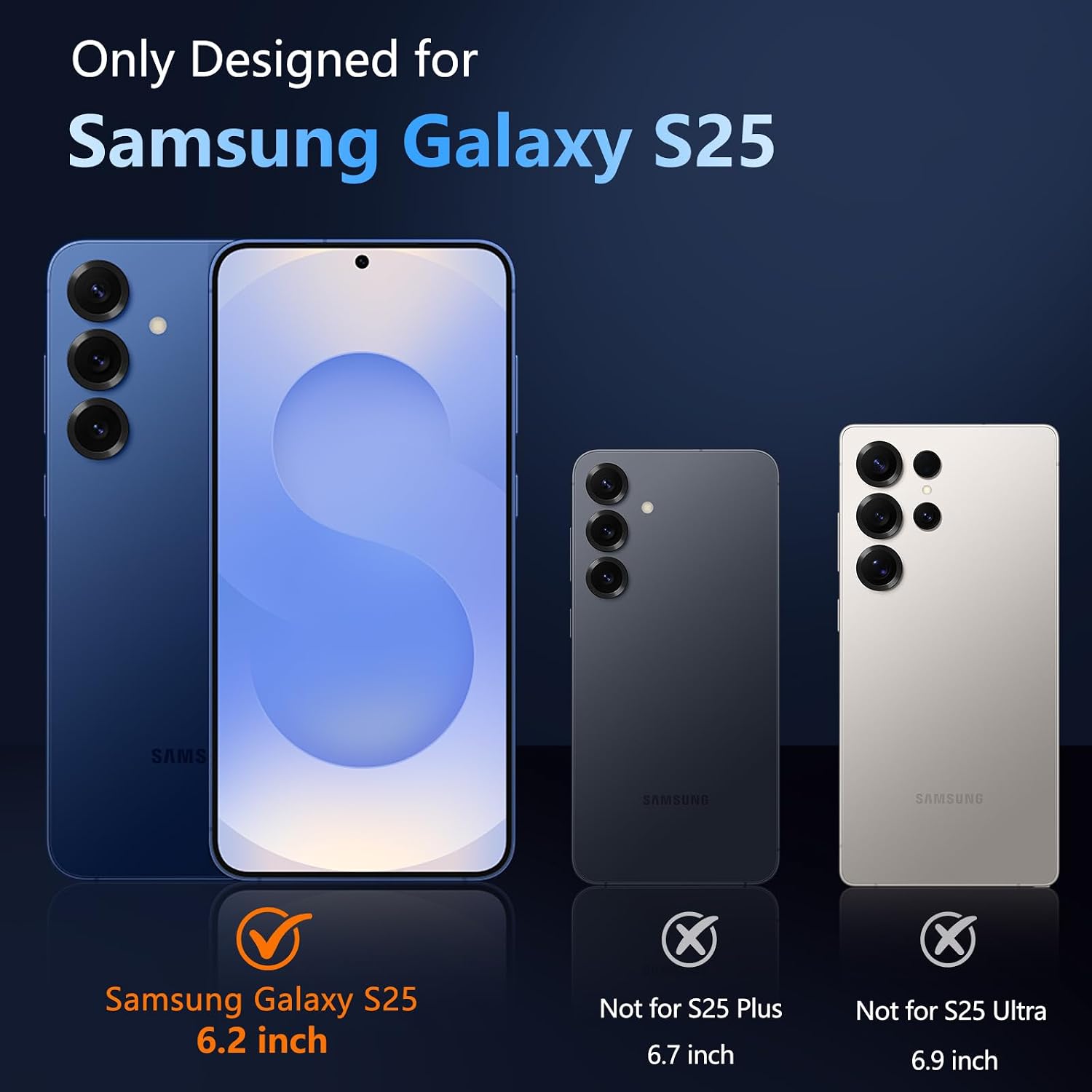 Thumbnail 5 de OWKEY Galaxy S25 Hülle 6,2"