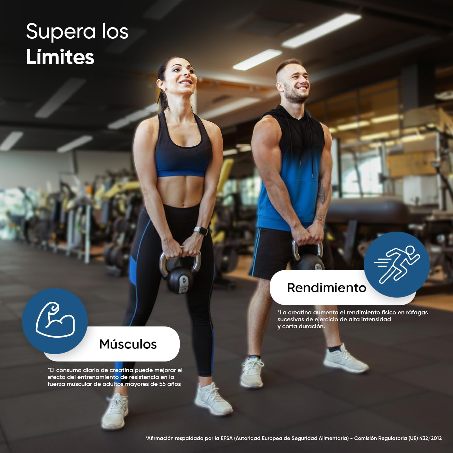 Thumbnail 2 de Creatina Monohidratada 3000mg - 270 Comp. 💪 Aumento de Fuerza