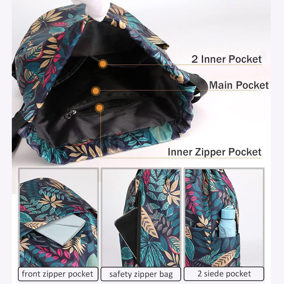 Thumbnail 2 de Veyarien Drawstring Gym Bags – Waterproof, Large Capacity Draw String Bags for Everyone