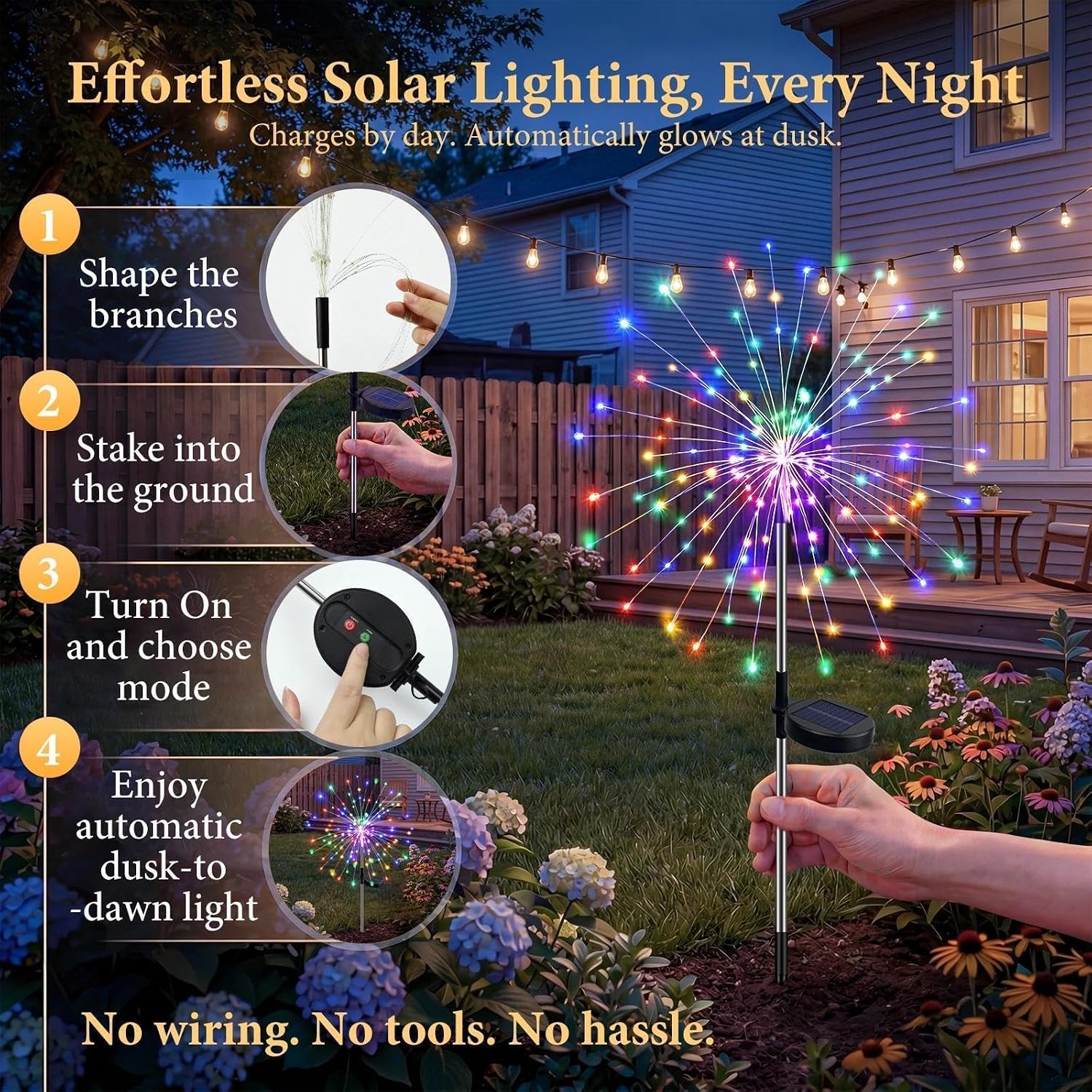Thumbnail 6 de Fairdeer Solar Garden Lights 4-Pack