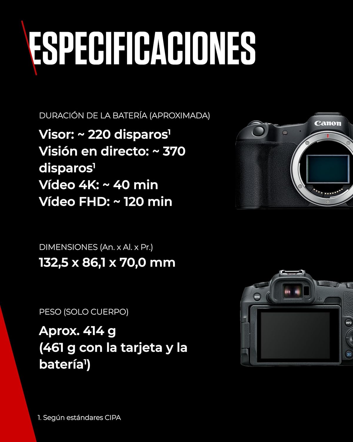 Thumbnail 5 de Canon EOS R8 Cámara Mirrorless Full Frame 📷 24.2 MP 4K 60fps