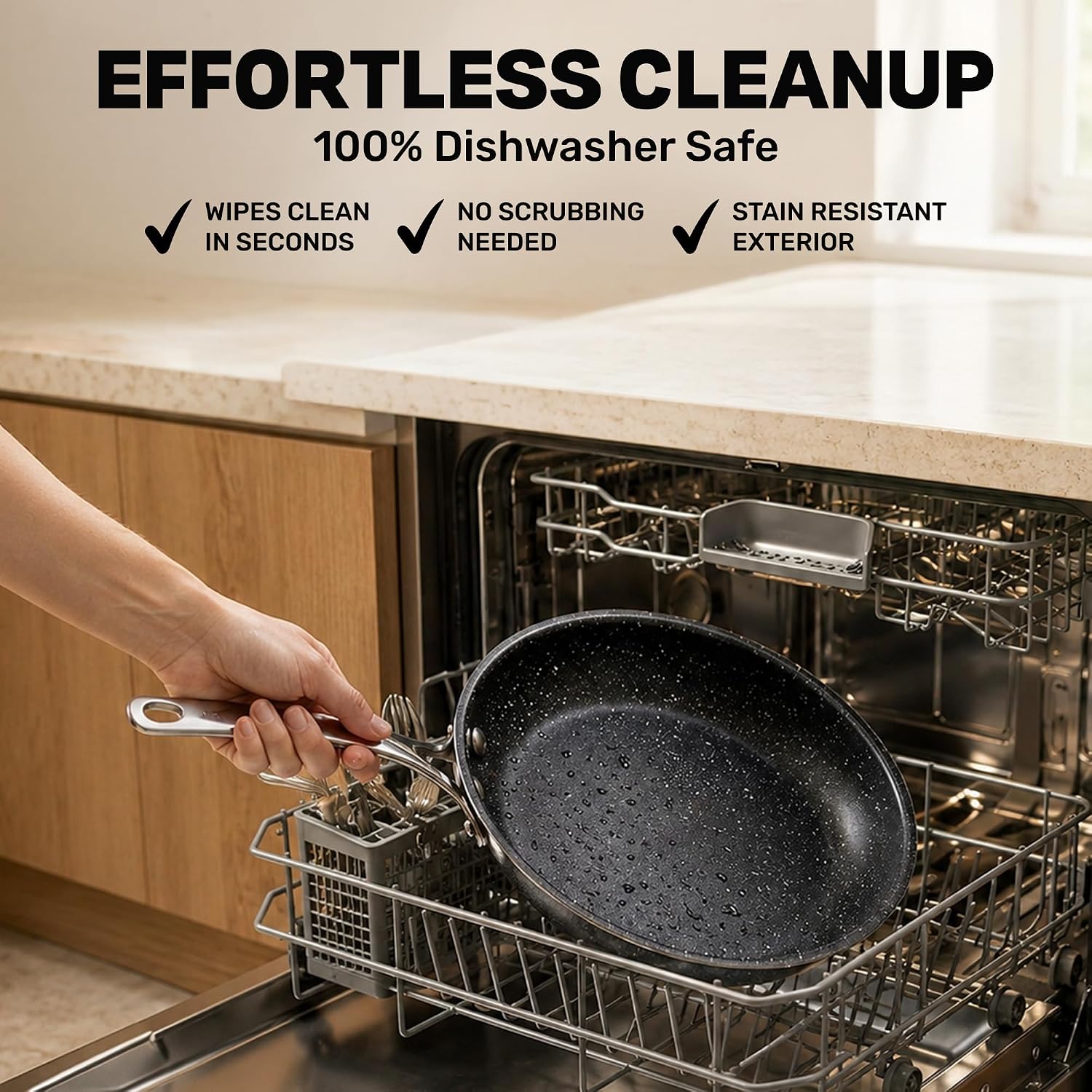 Thumbnail 6 de Granitestone 20 Pc Complete Pots and Pans Set – Nonstick, Oven & Dishwasher Safe