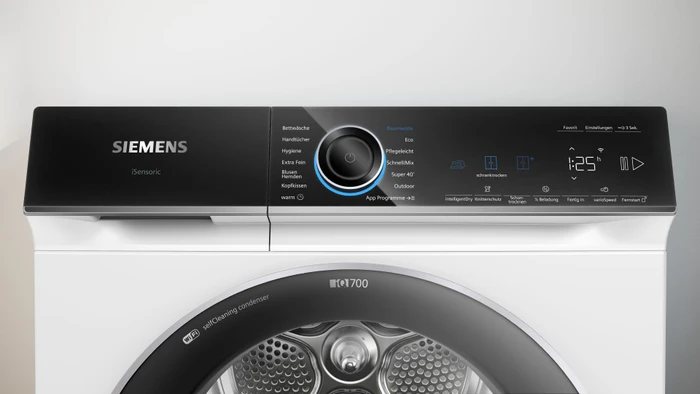 Thumbnail 1 de Siemens WQ46B2D41 Wäschetrockner mit varioSpeed, SelfCleaning Kondensator und Home Connect