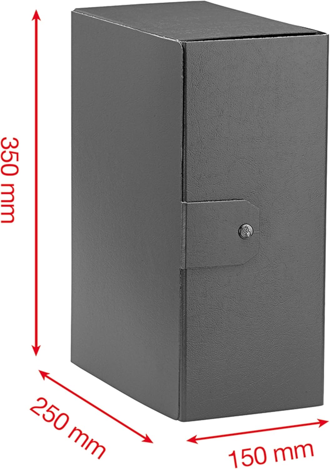 Detalle 2 de Esselte C35 Eurobox cartella progetti 25x35 cm con bottone, dorso 15 cm, blu (confezione da 5)