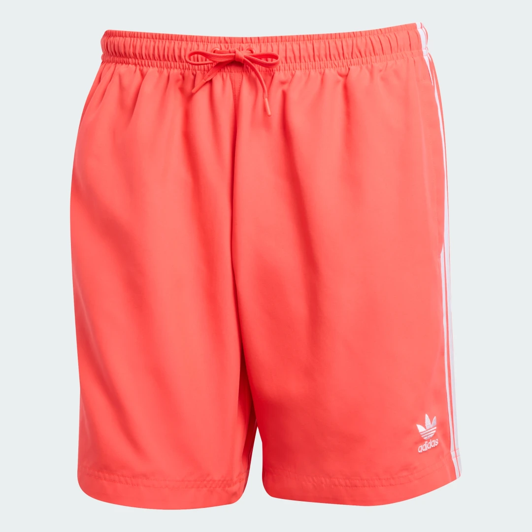 Detalle 2 de Bañador Adidas Adicolor 3 Stripes 20 cm – Rojo