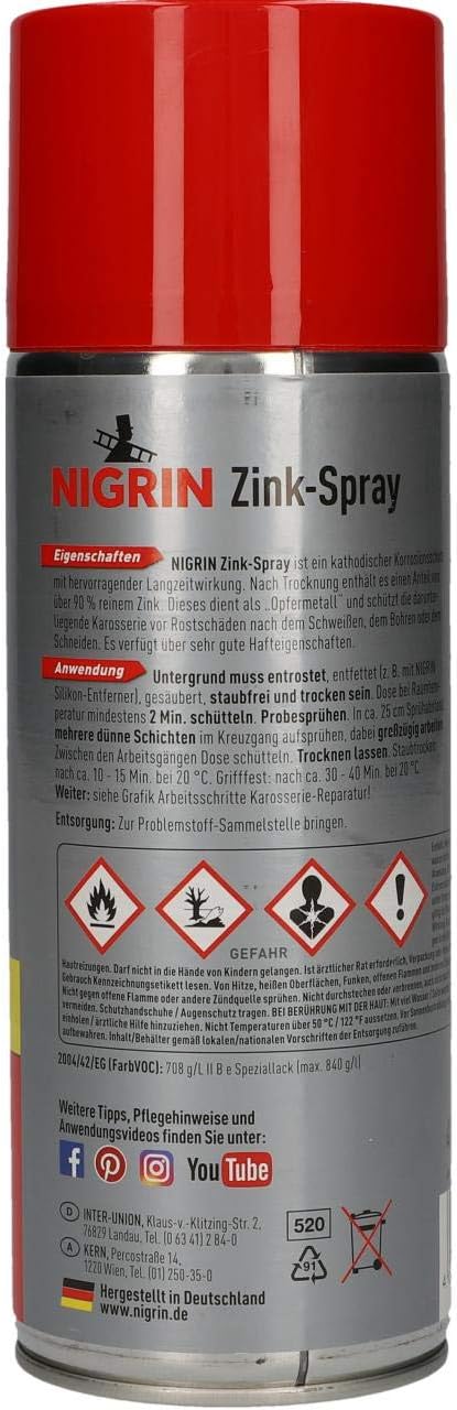 Thumbnail 2 de NIGRIN Zinkspray 400 ml