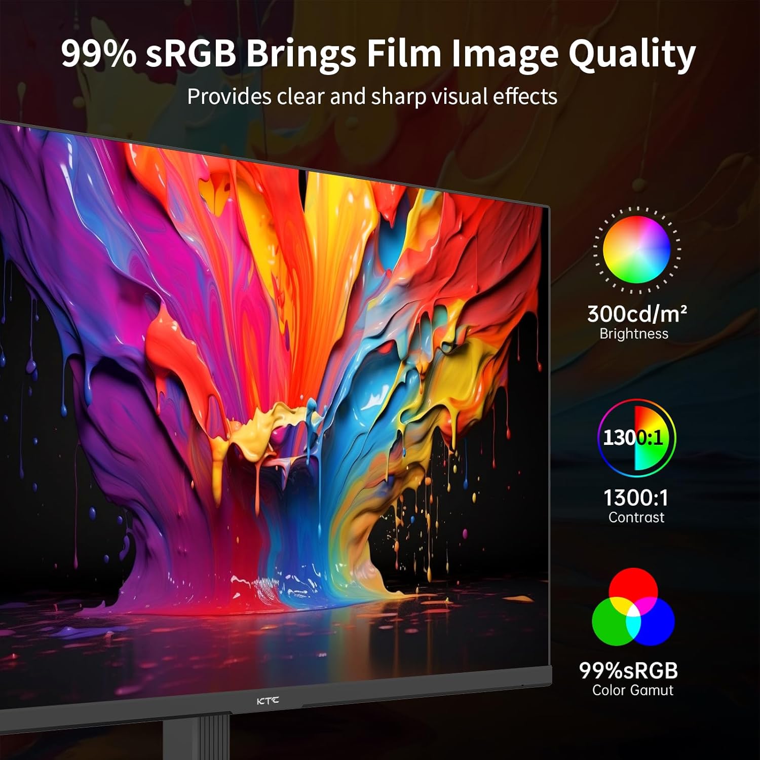 Detalle 2 de KTC H24T27 24" QHD IPS Monitor