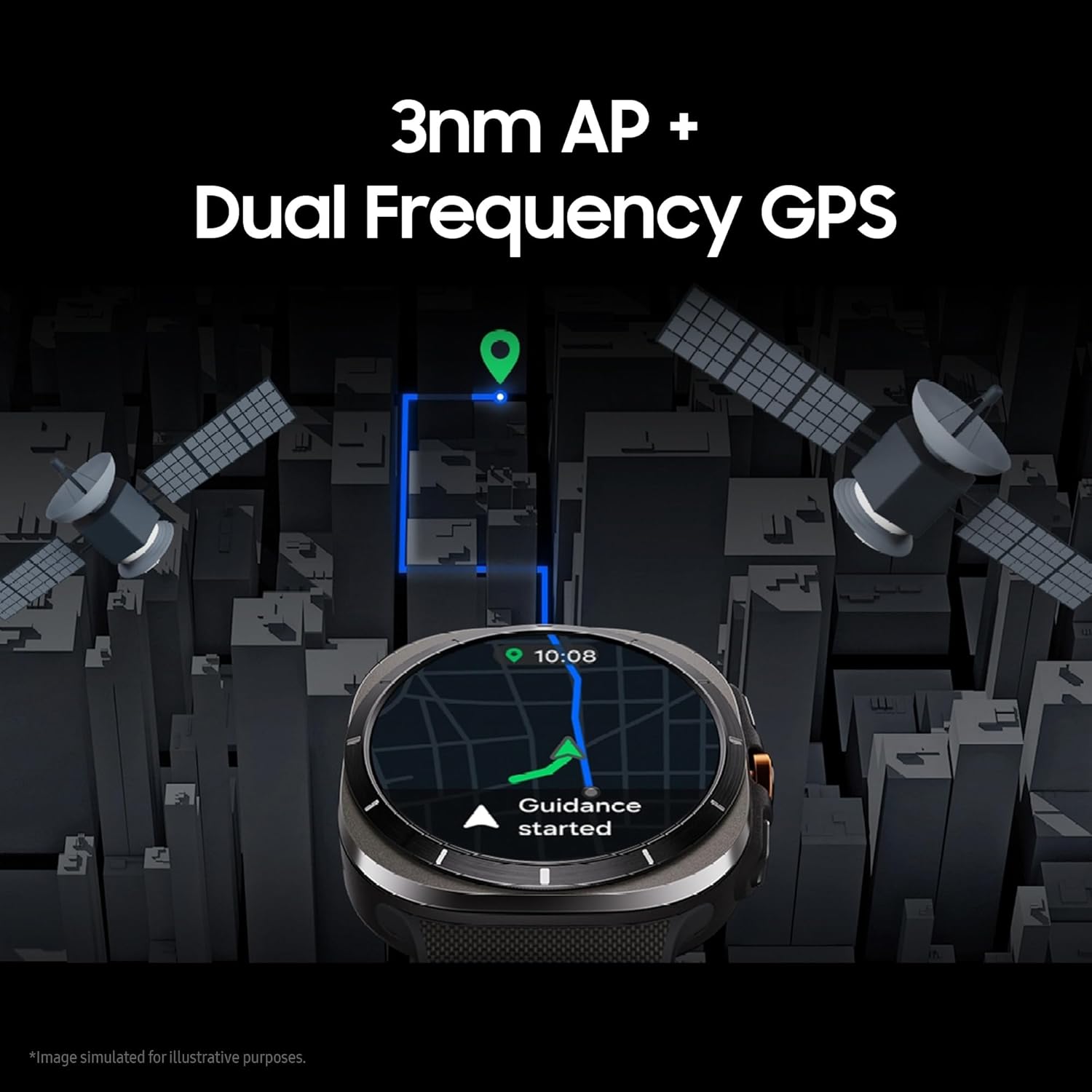 Detalle de Samsung Galaxy Watch Ultra (2025) — Titanium, AI Health Insights, LTE, 47mm
