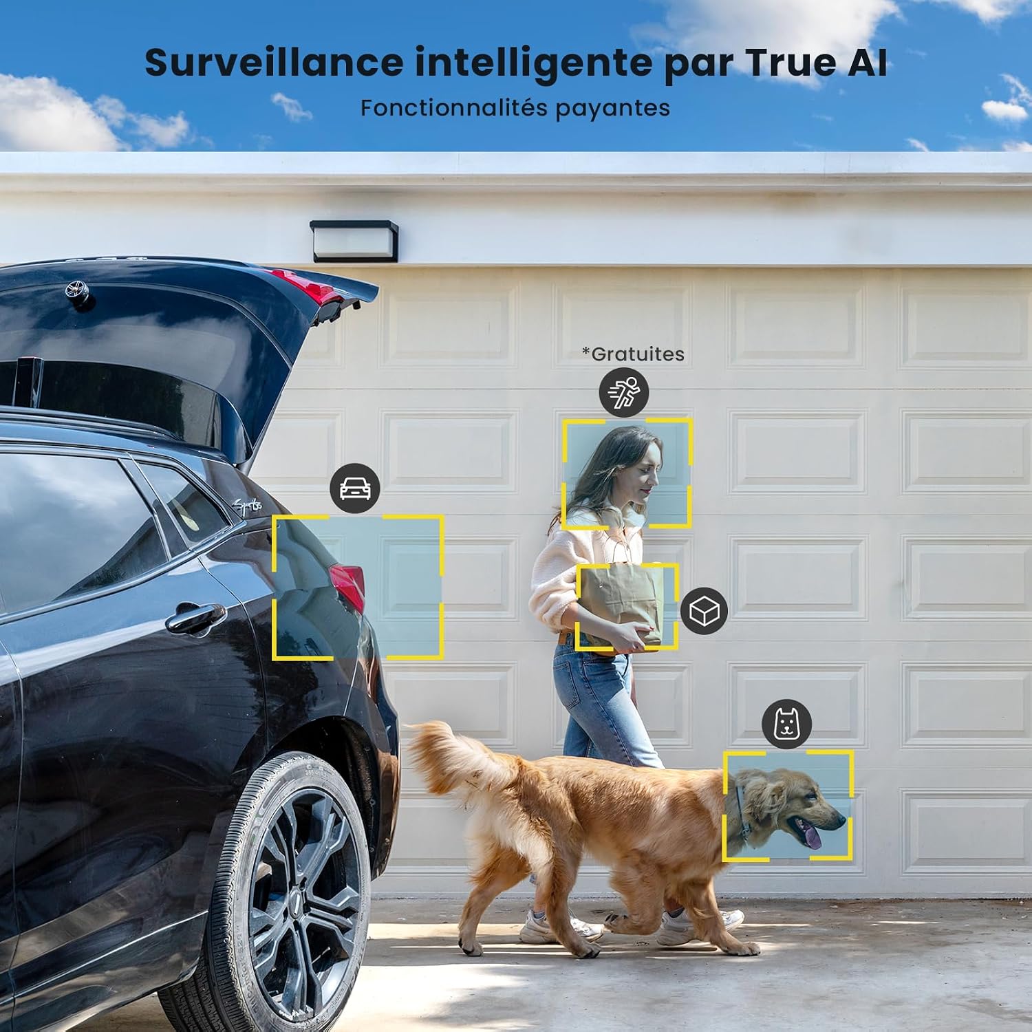 Thumbnail 5 de ieGeek 5MP Caméra surveillance extérieure