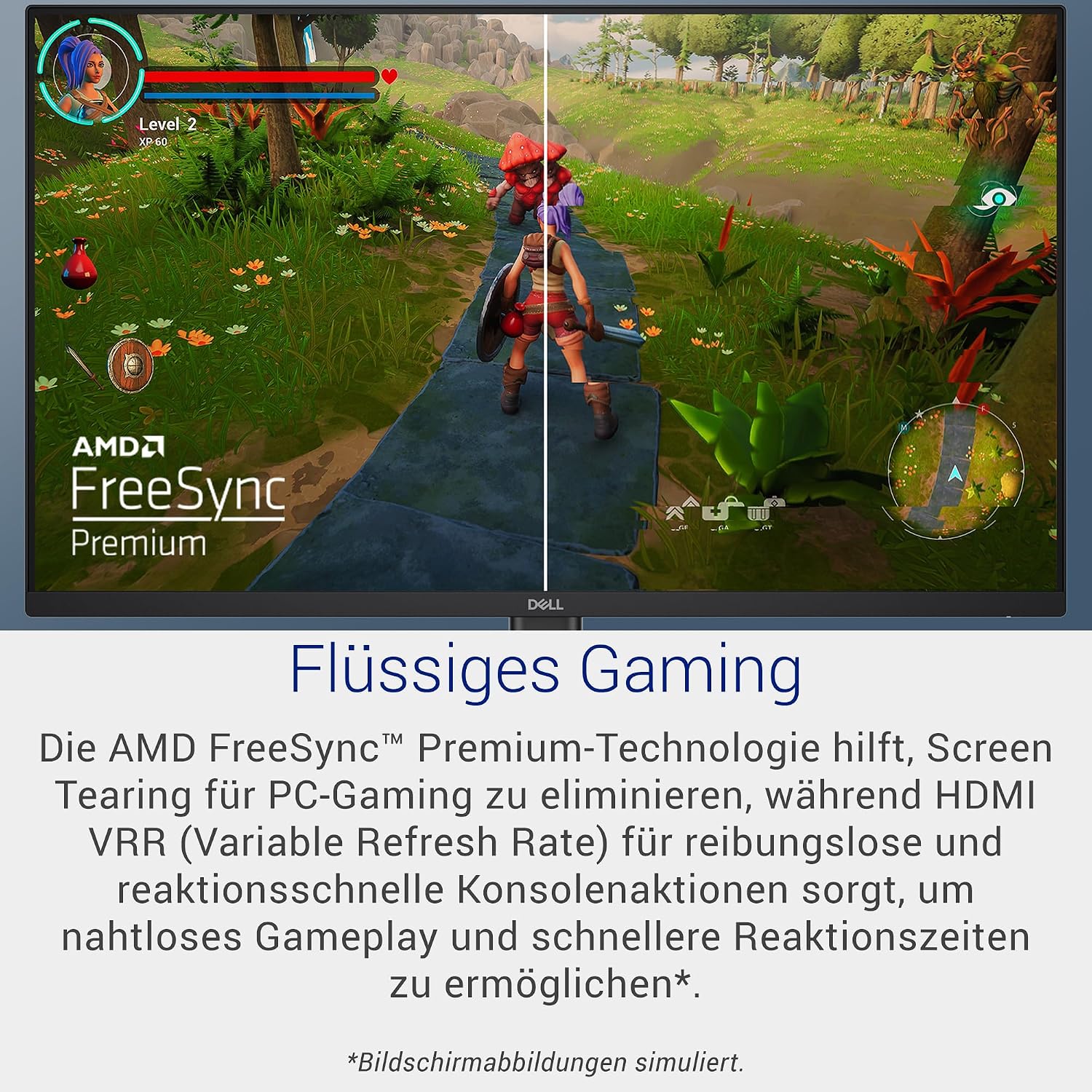Detalle 2 de Dell 24 Gaming Monitor SE2426HG – 24 Zoll, 240 Hz, Fast IPS, HDR10, 0,5 ms