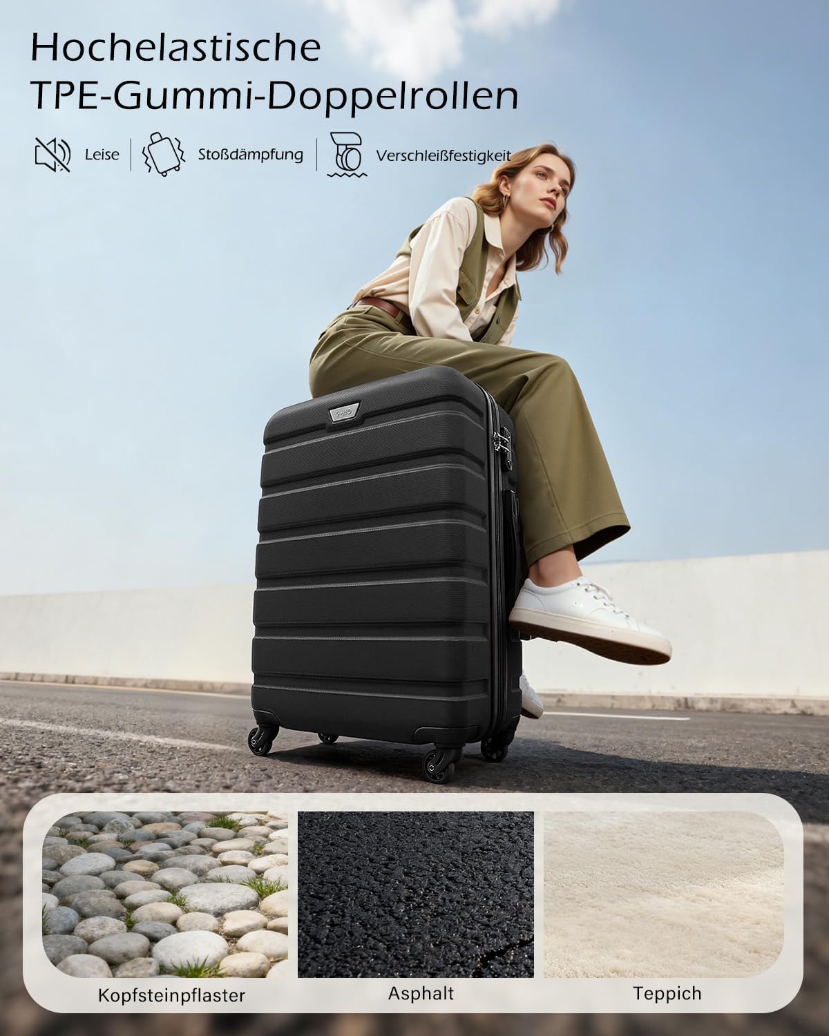 Detalle de COOLIFE 67cm Trolley 60 L