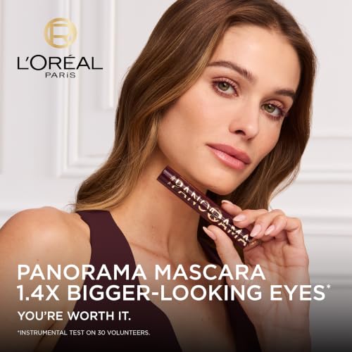 Detalle de L'Oréal Paris Mascara Volume Millions Cils Panorama Bordeaux Cashmere – un regard panoramique sans paquets