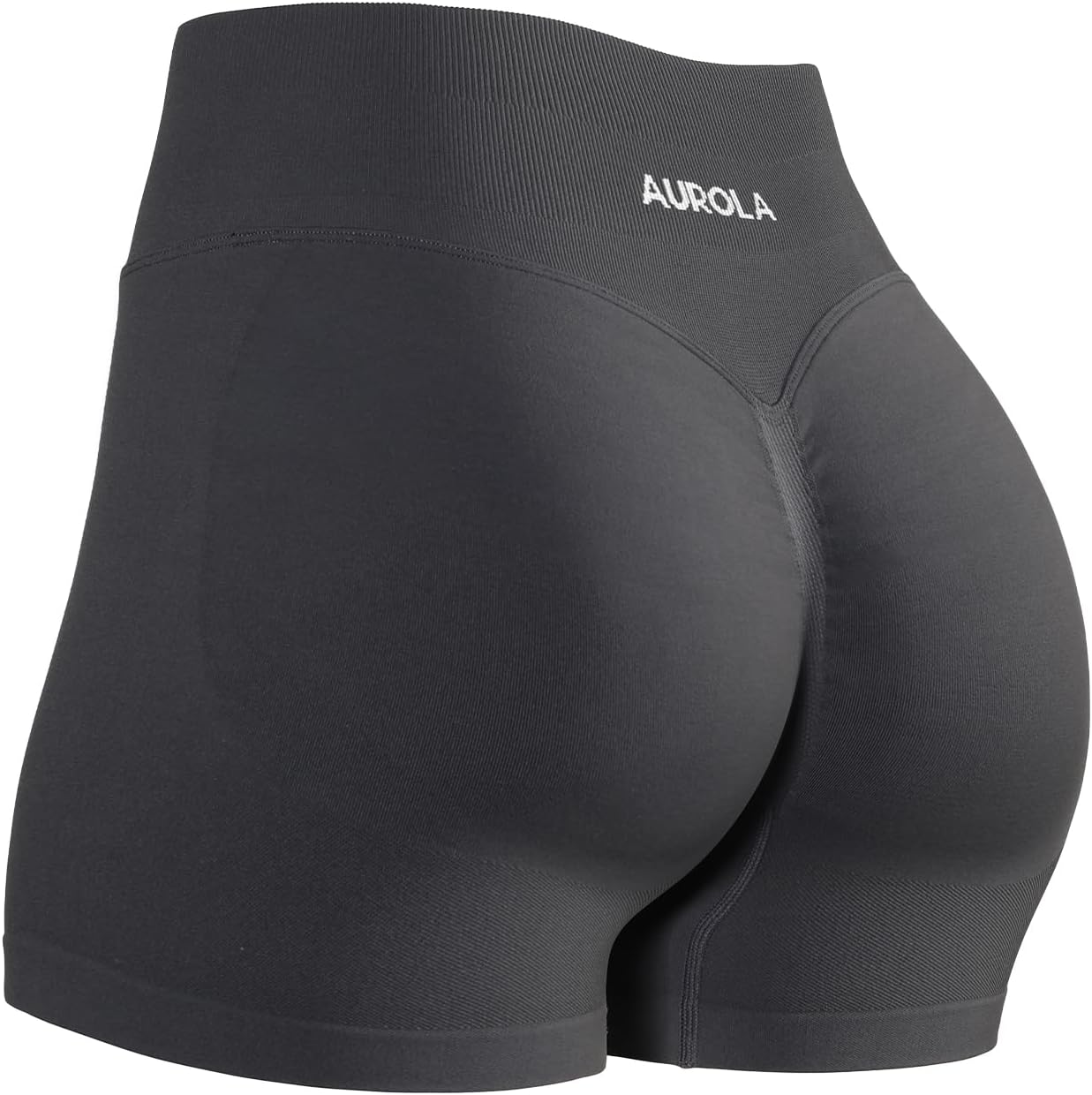 Detalle de AUROLA Influence Women's Workout Shorts, Scrunch-Seamless, 2.5–6.5-Inch Options