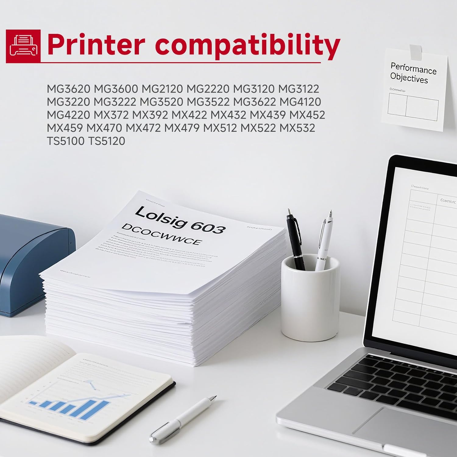Thumbnail 1 de PG-240 / CL-241 XL Combo Ink Cartridge (3-Pack) Compatible Replacement for Canon PIXMA MG/TS/MX Printers