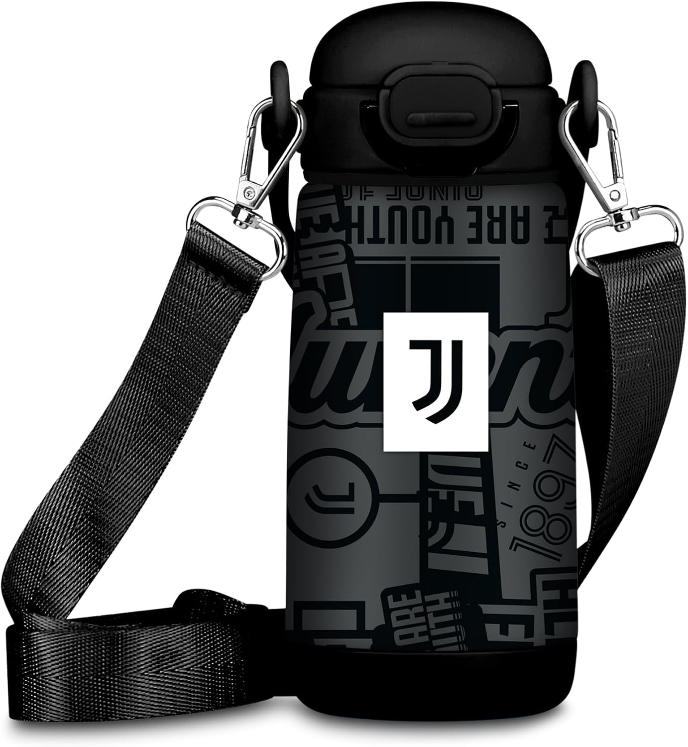 Detalle de Seven Borraccia Kid Juventus, Nero – 400 ml in acciaio inox, BPA free e ermetica
