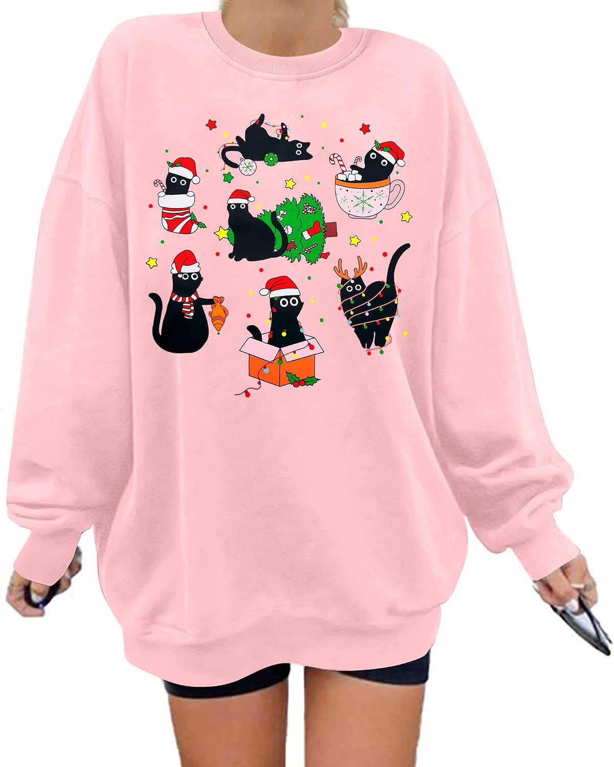 Thumbnail 6 de MAXIMGR Women's Christmas Sweatshirt, Long Sleeve