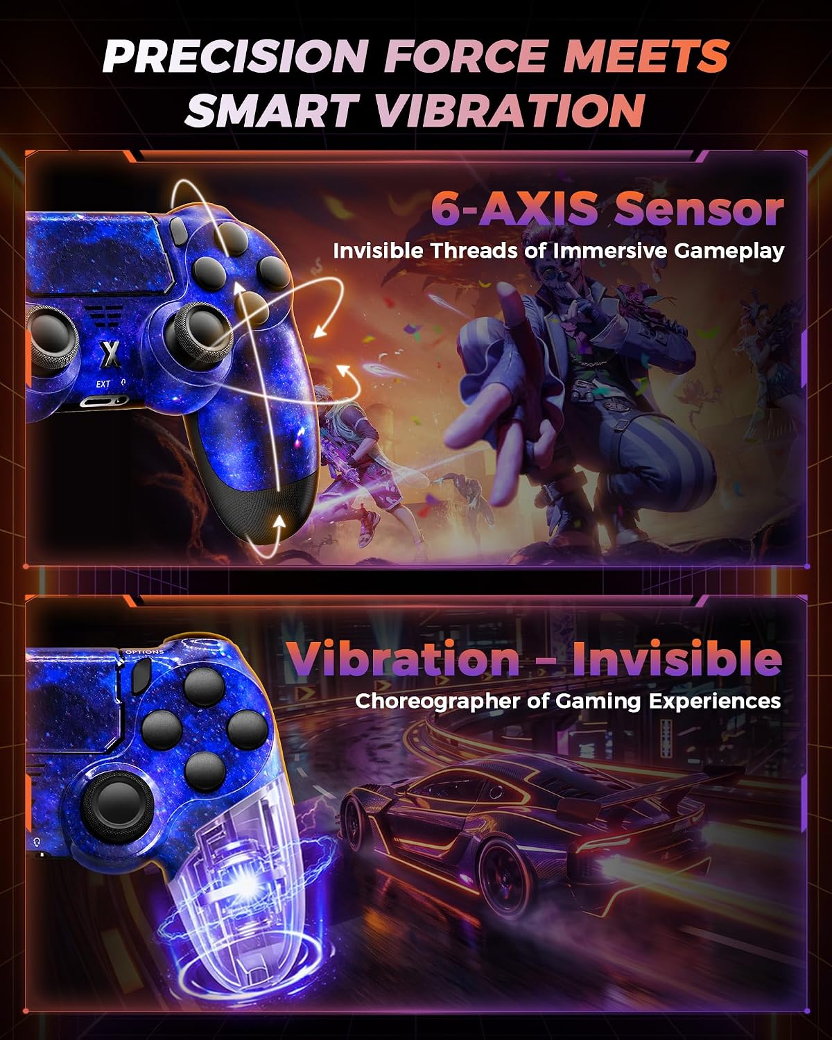 Thumbnail 2 de Glitfix Wireless Controller PS4