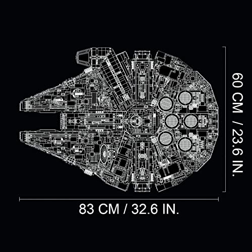 Thumbnail 8 de LEGO Star Wars Millennium Falcon UCS Set (75192) — A detailed display model for adults