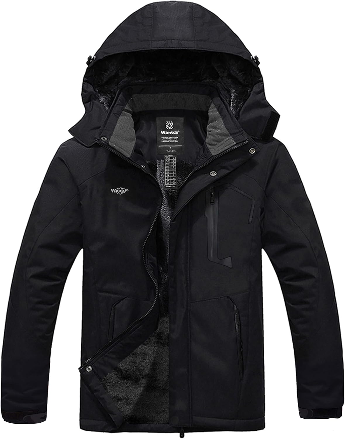 wantdo Waterproof Ski Jacket 10,000mm