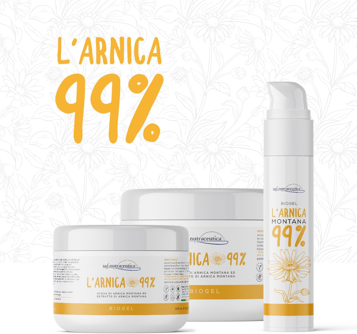 Detalle 2 de Saf.Nutraceutica Arnica gel 99% 100 ml