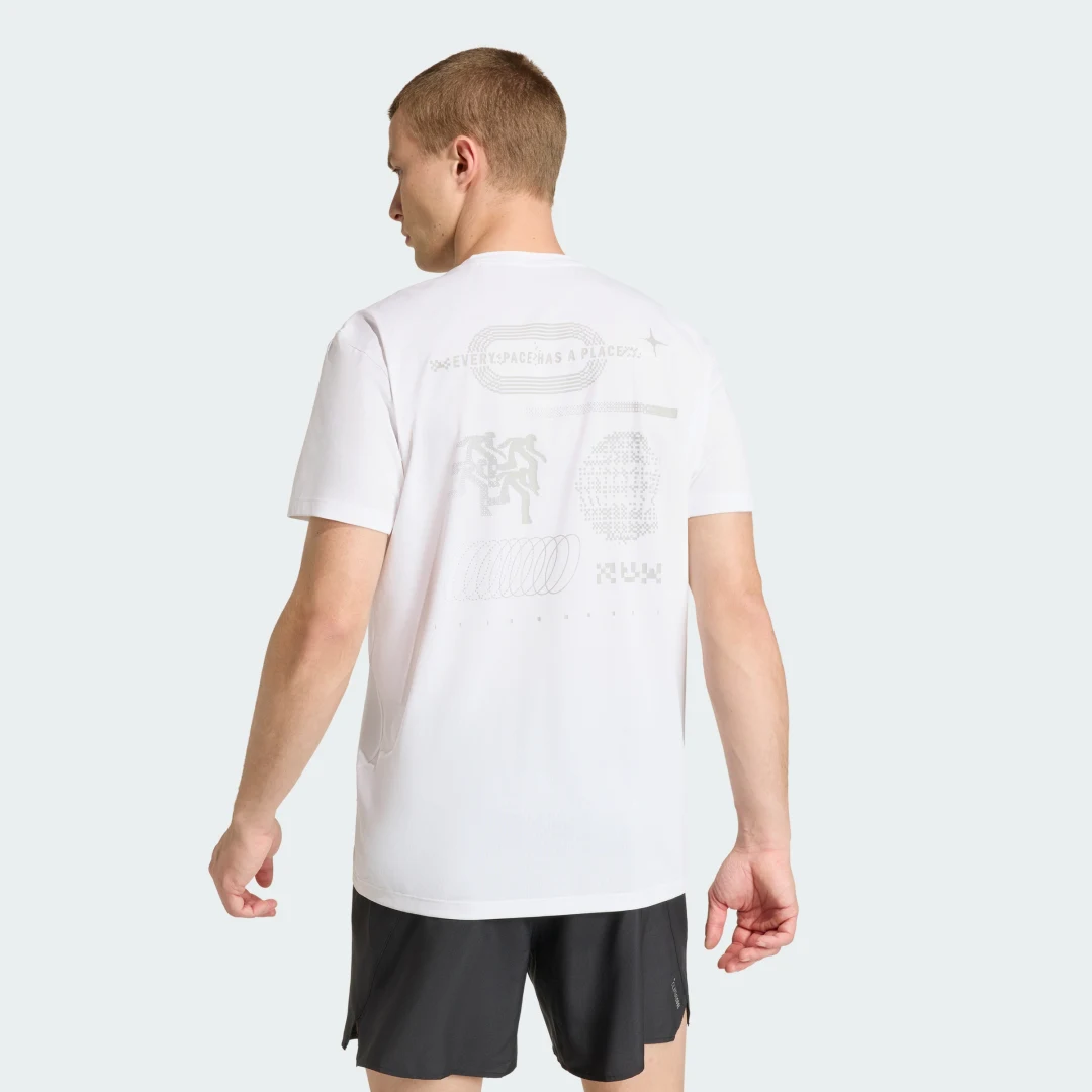 Detalle de Camiseta adi365 adidas Runners Blanco — comodidad y estilo para tus entrenos