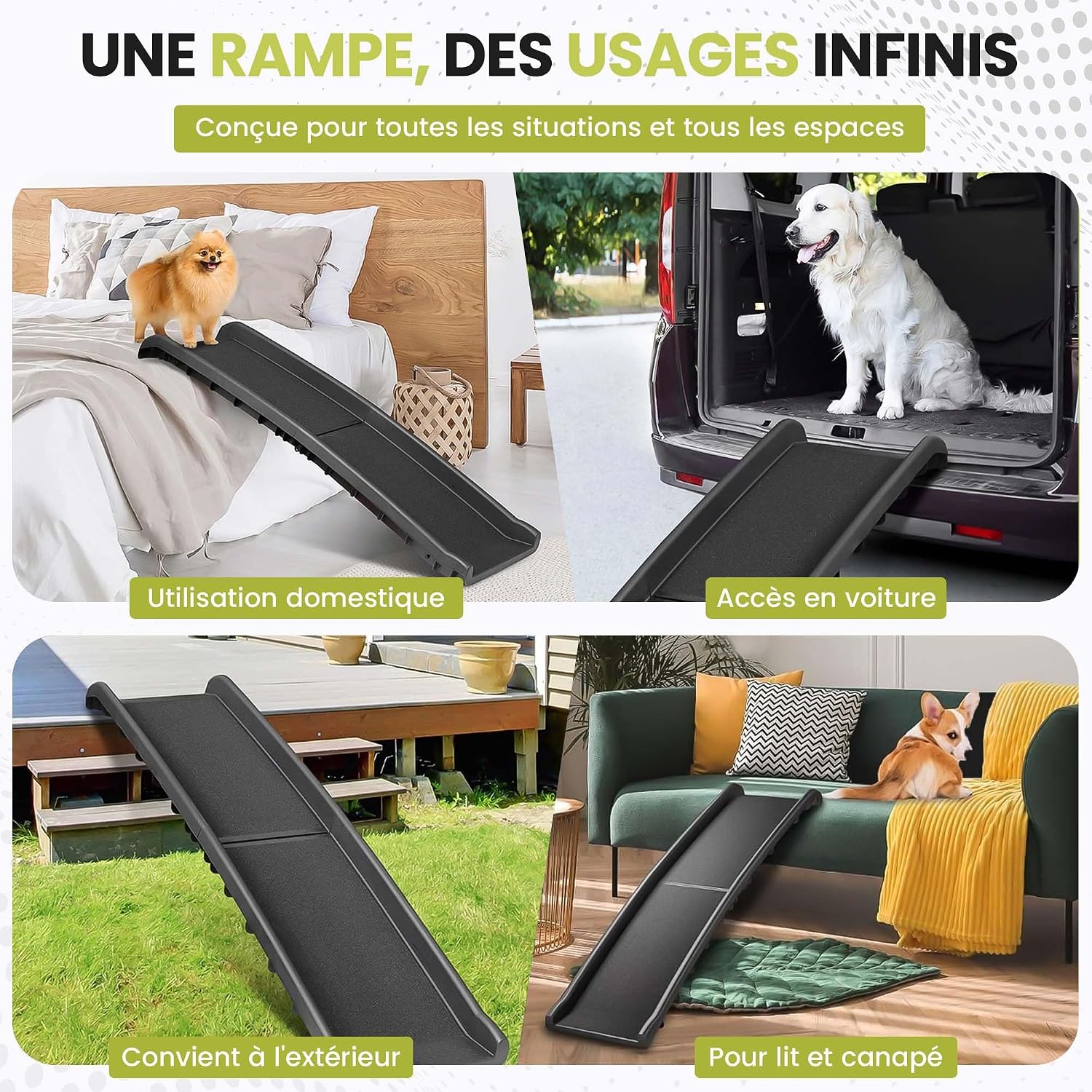 Thumbnail 6 de all Pets United Rampe pour Chien Pliable – Accès Coffre Voiture