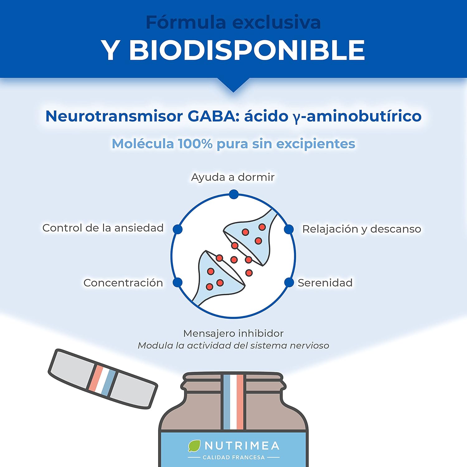 Thumbnail 3 de Gaba 750mg🌿 - Relajante Natural en Cápsulas Veganas (Francia)