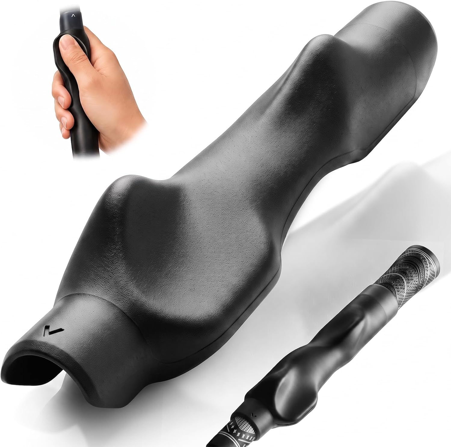 Detalle de TOYEYE Golf Grip Trainer for Right-Handed Players, Standard Fit, Non-Slip Rubber
