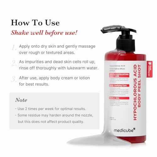 Detalle de medicube Body Peel Shot with Hypochlorous Acid – Honest buyer’s guide