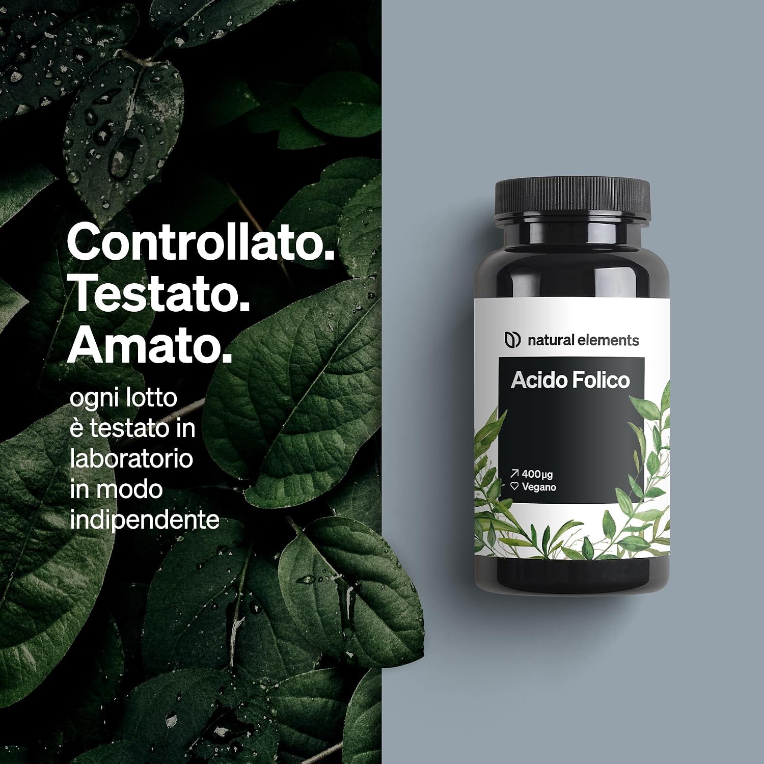 Thumbnail 3 de Acido folico 400 mcg (400 capsule) – supporto per fertilità e gravidanza, vegano ad alto dosaggio