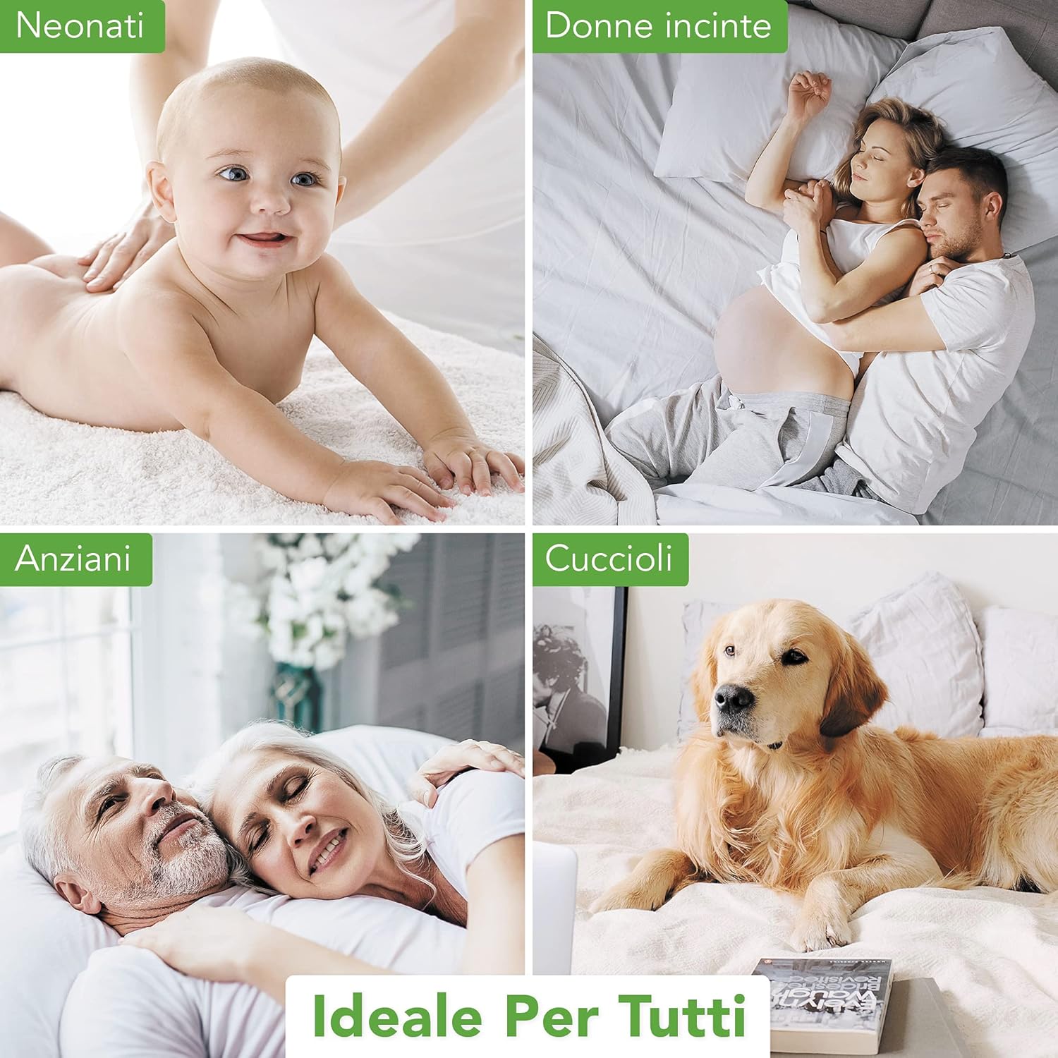 Thumbnail 4 de Coprimaterasso impermeabile 120x190 in tessuto di bambù naturale con angoli elastici – Una Piazza e Mezza
