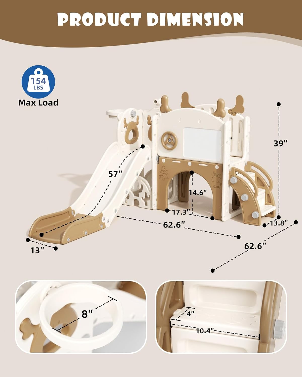Detalle 2 de XJD Toddler Slide