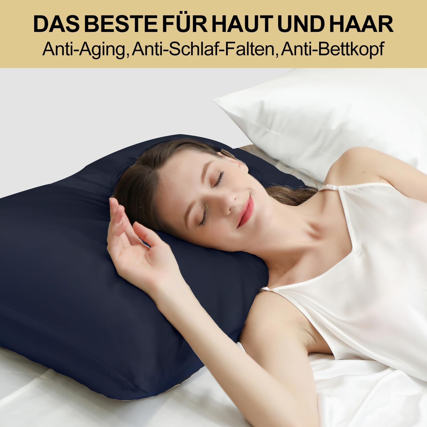 Detalle de ZIMASILK Funda de Almohada Seda 19 mommes 40 x 60 cm