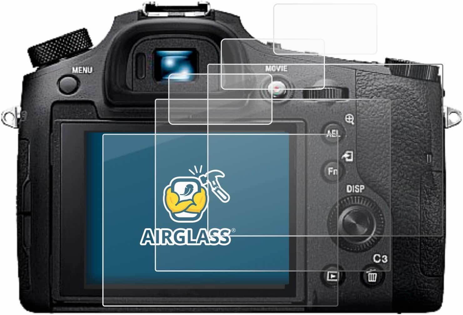 Detalle 2 de brotect DSC‑RX10 IV protection écran 3 pièces