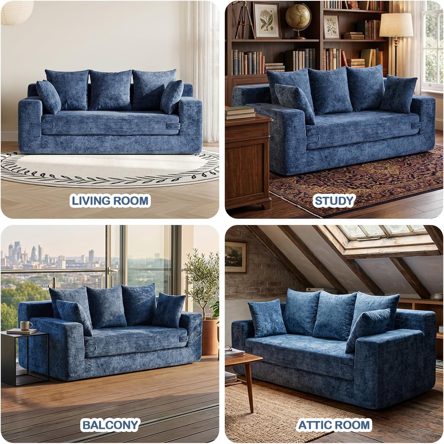Thumbnail 6 de Sooyoo Boneless Sofa Bed, 70-Inch