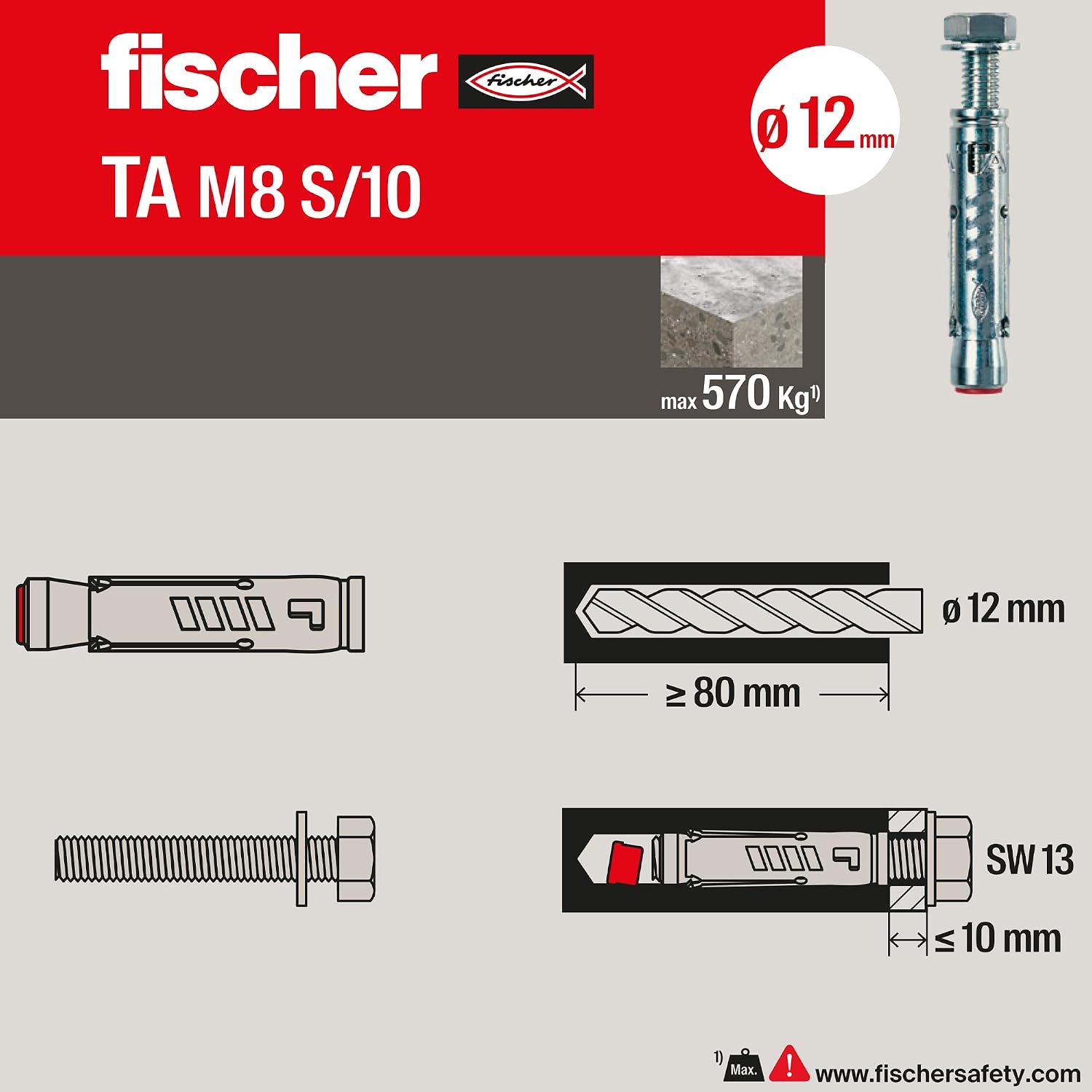 Thumbnail 1 de Chevilles fISCHER tam-k Vis TE selfservice