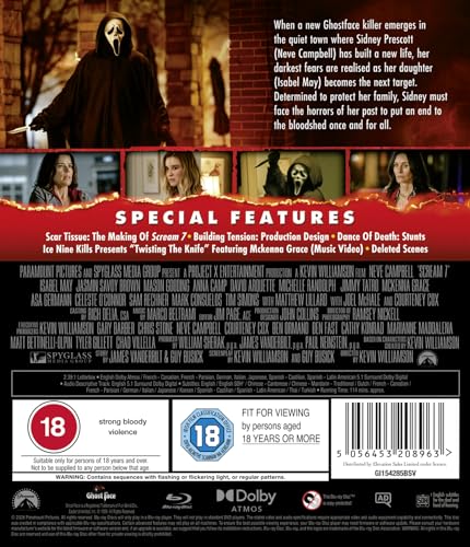Thumbnail 1 de Scream 7 [Blu-ray] (Region A) – A pragmatic buy for horror fans collecting a solid, on-screen thriller