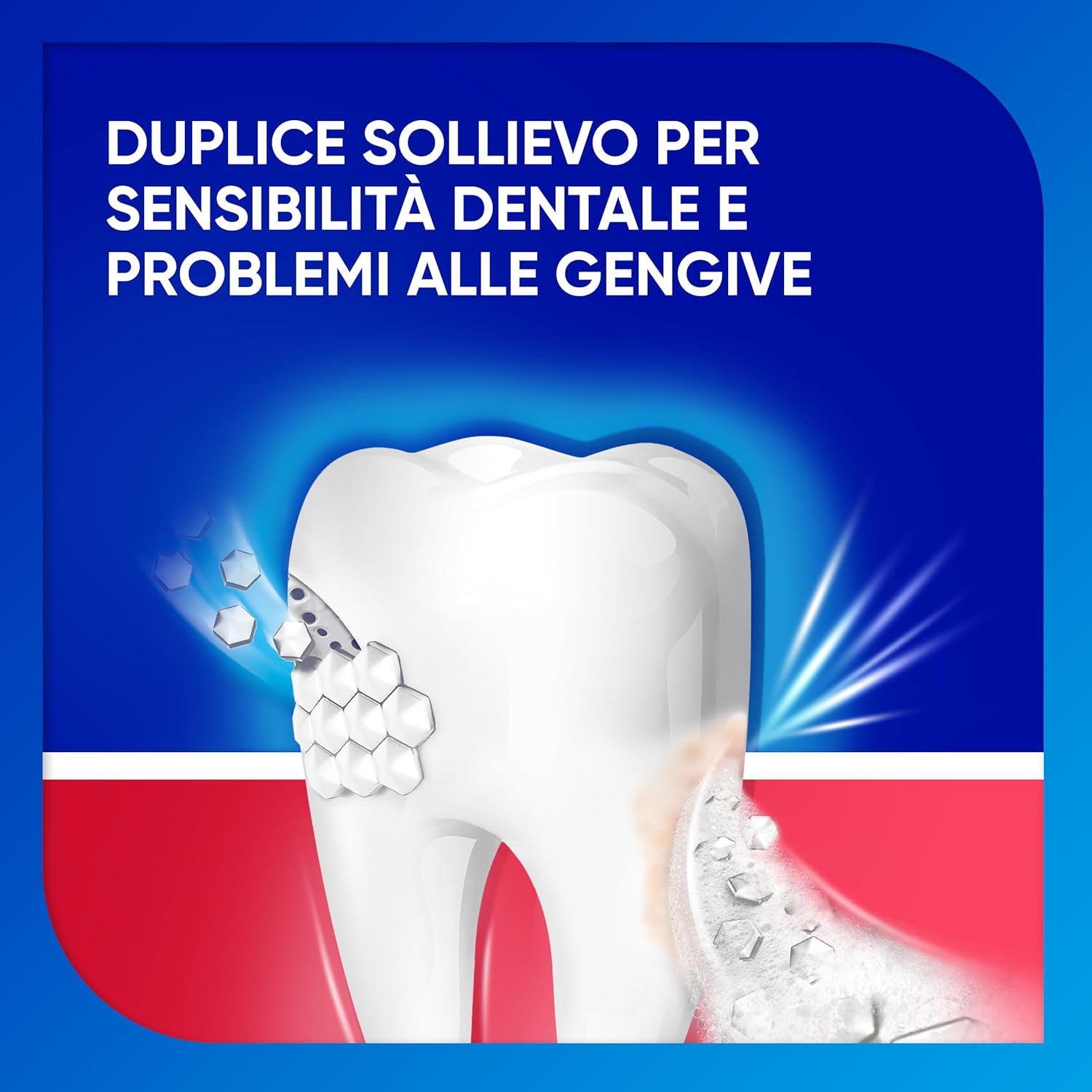 Detalle de Sensodyne Dentifricio Sensibilità & Gengive — per denti sensibili e fastidi gengivali (4x75 ml)