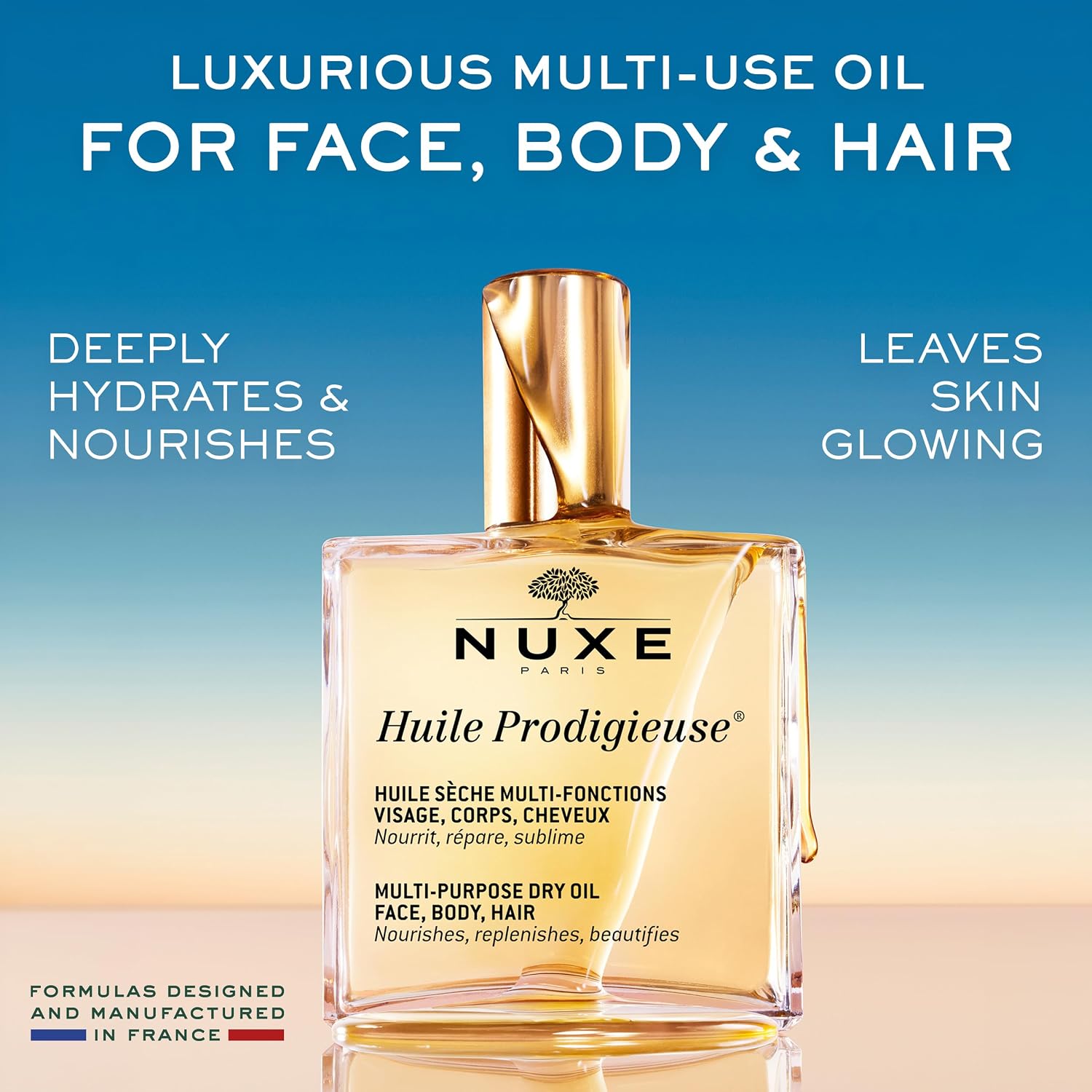 Thumbnail 1 de Nuxe Huile Prodigieuse Olio Secco Multifunzione – 100 ml: l’eleganza multitasking per viso e décolleté